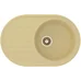 Гранитная мойка Arc 77x50 Cream Fabiano