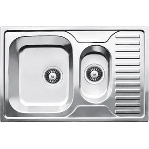 Нерж. мойка 78x50 с фруктовницей микродекор (0,80) Fabiano Нерж. мойка 78x50 с фруктовницей микродекор (0,80) Fabiano