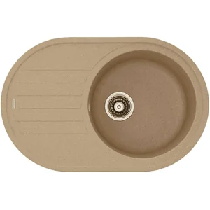 Гранитная мойка Arc 77x50 Beige Fabiano