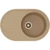 Гранитная мойка Arc 77x50 Beige Fabiano