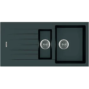 Гранитная мойка Classic 100x50x15 Antracit Fabiano