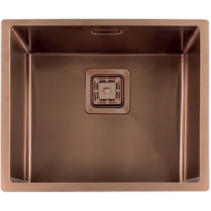 Нерж. мoйка Quadro 53 Nano Cooper R10 (53x44) 1,20 мм Fabiano