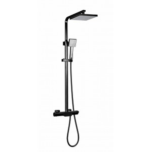 Душевая система AquaSmart Black Fabiano