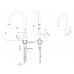 Кухонный смеситель FKM 47P SS Titanium Fabiano