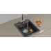 Гранитная мойка Classic 40x50 Espresso Fabiano