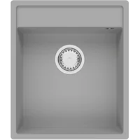 Гранитная мойка Cubix 44x52 Grey Metallic Fabiano