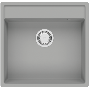 Гранитная мойка Cubix 53x50 Grey Metallic Fabiano