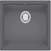 Гранитная мойка Quadro 55x46 Titanium Fabiano