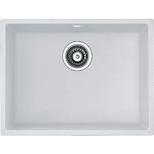 Гранитная мойка Quadro 61x46 Alpine White Fabiano