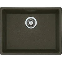 Гранитная мойка Quadro 61x46 Espresso Fabiano