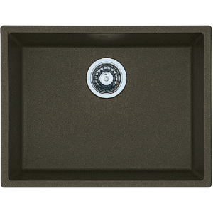 Гранитная мойка Quadro 61x46 Espresso Fabiano