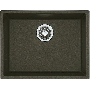 Гранитная мойка Quadro 61x46 Espresso Fabiano