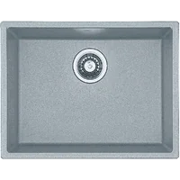 Гранитная мойка Quadro 61x46 Grey Metallic Fabiano