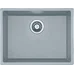 Гранитная мойка Quadro 61x46 Grey Metallic Fabiano