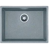 Гранитная мойка Quadro 61x46 Titanium Fabiano