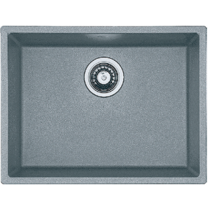 Гранитная мойка Quadro 61x46 Titanium Fabiano