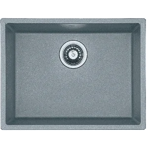 Гранитная мойка Quadro 61x46 Titanium Fabiano