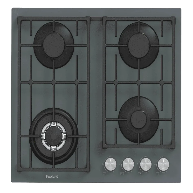 Газовая панель FHG 2844 VGHT Titanium Glass Fabiano Газовая панель FHG 2844 VGHT Titanium Glass Fabiano