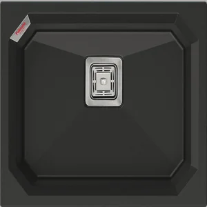 Гранитная мойка Crystal 61x46 Antracit Fabiano