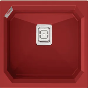 Гранитная мойка Crystal 61x46 Rouge Fabiano