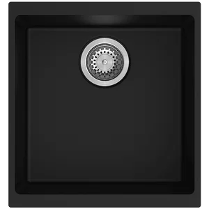 Гранитная мойка Navio 43x46 Antracit Fabiano