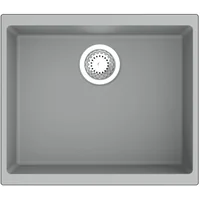 Гранитная мойка Navio 53x46 Grey Metallic Fabiano