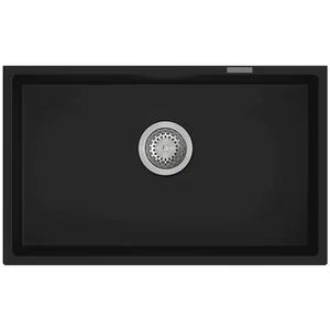 Гранитная мойка Navio 68x45 Antracit Fabiano