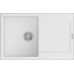 Гранитная мойка Navio 79x50 Alpine White Fabiano