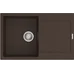 Гранитная мойка Navio 79x50 Espresso Fabiano