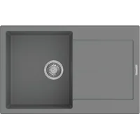 Гранитная мойка Navio 79x50 Grey Metallic Fabiano