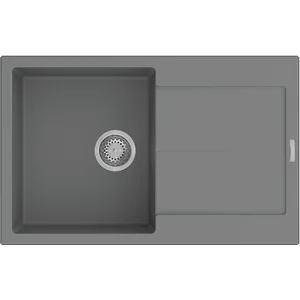 Гранитная мойка Navio 79x50 Grey Metallic Fabiano