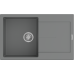 Гранитная мойка Navio 79x50 Grey Metallic Fabiano