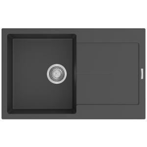 Гранитная мойка Navio 79x50 Titanium Fabiano