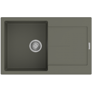 Гранитная мойка Navio 79x50 Truffle Fabiano