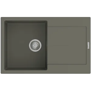 Гранитная мойка Navio 79x50 Truffle Fabiano