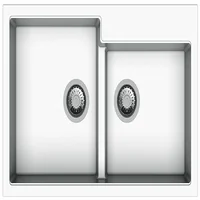Гранитная мойка Navio 86x50x2 Alpine White Fabiano