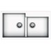 Гранитная мойка Navio 86x50x2 Alpine White Fabiano