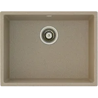 Гранитная мойка Quadro 61x46 Beige Fabiano