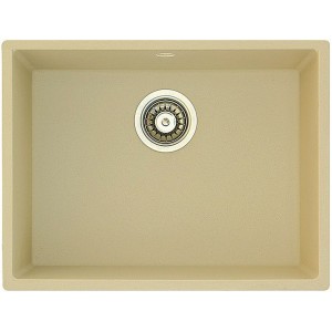 Гранитная мойка Quadro 61x46 Cream Fabiano