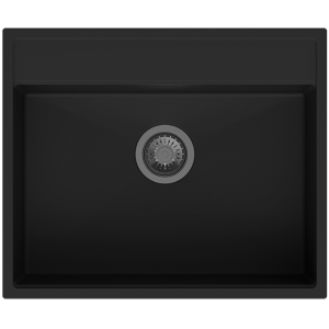 Гранитная мойка Quadro 61x51 Antracit Fabiano