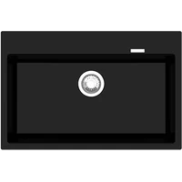 Гранитная мойка Quadro 78x51 Antracit Fabiano