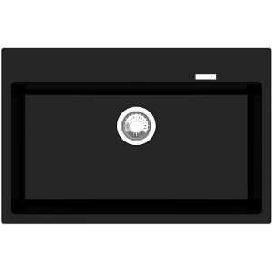 Гранитная мойка Quadro 78x51 Antracit Fabiano