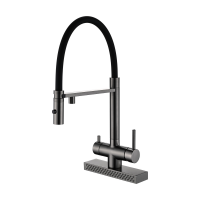 Комбинированный FKMC 3124 Black Steel (Cascad) Fabiano