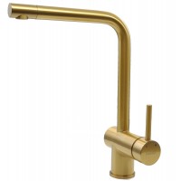 Кухонный смеситель FKM 45 SS Nano Gold Fabiano Кухонный смеситель FKM 45 SS Nano Gold Fabiano