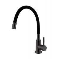 Кухонный смеситель FKM 56 SS Flex Nano Graphite Fabiano Кухонный смеситель FKM 56 SS Flex Nano Graphite Fabiano