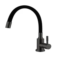 Кухонный смеситель FKM 56 SS Flex Nano Graphite Fabiano