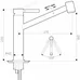 Кухонный смеситель FKM 66P Inox Fabiano