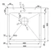 Нерж. мойка BR 50x50 Fabiano