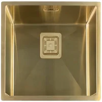 Нерж. мoйка Quadro 53 Nano Gold R10 (53x44) 1,20 мм Fabiano