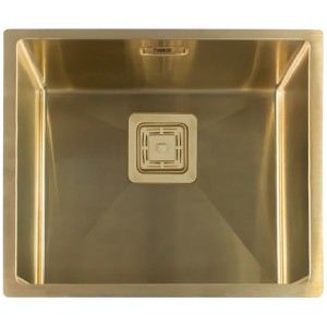 Нерж. мoйка Quadro 53 Nano Gold R10 (53x44) 1,20 мм Fabiano